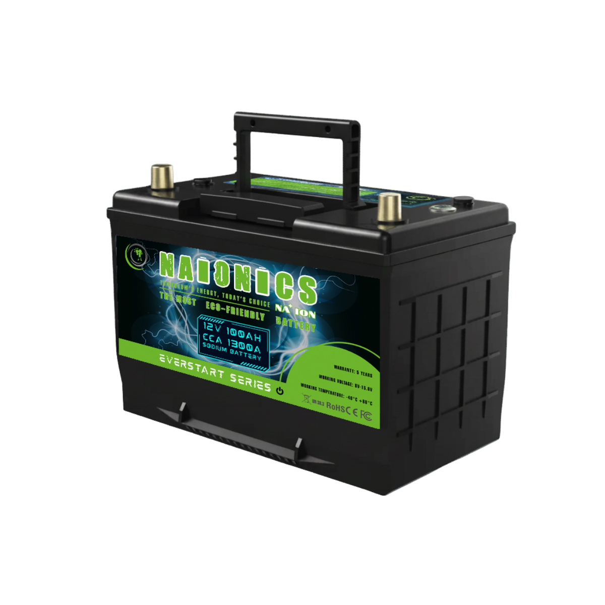 Batteria al Sodio 12V 100Ah EverStart Series NA1210001SB