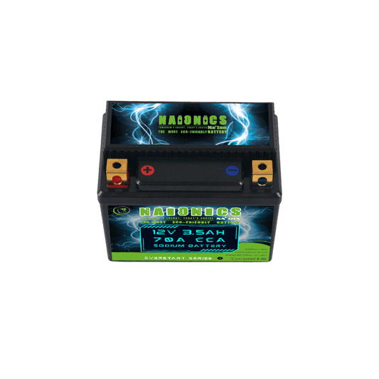 NAIONICS 12V 4.5Ah 130A CCA - Batteria al Sodio Avviamento Moto EverStart Series NAMYTX7A
