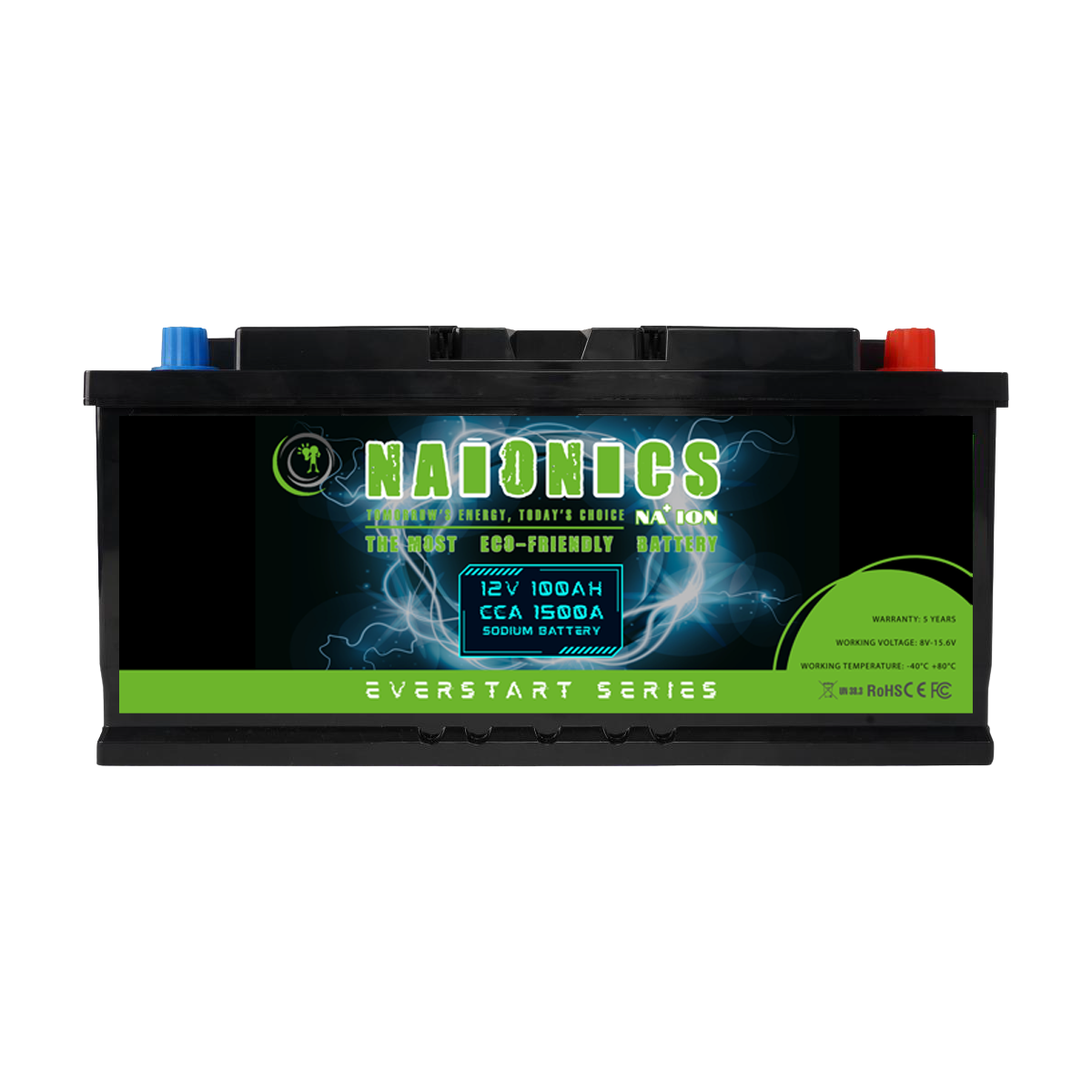 Batteria al Sodio 12V 100Ah EverStart Series NA1010002SB