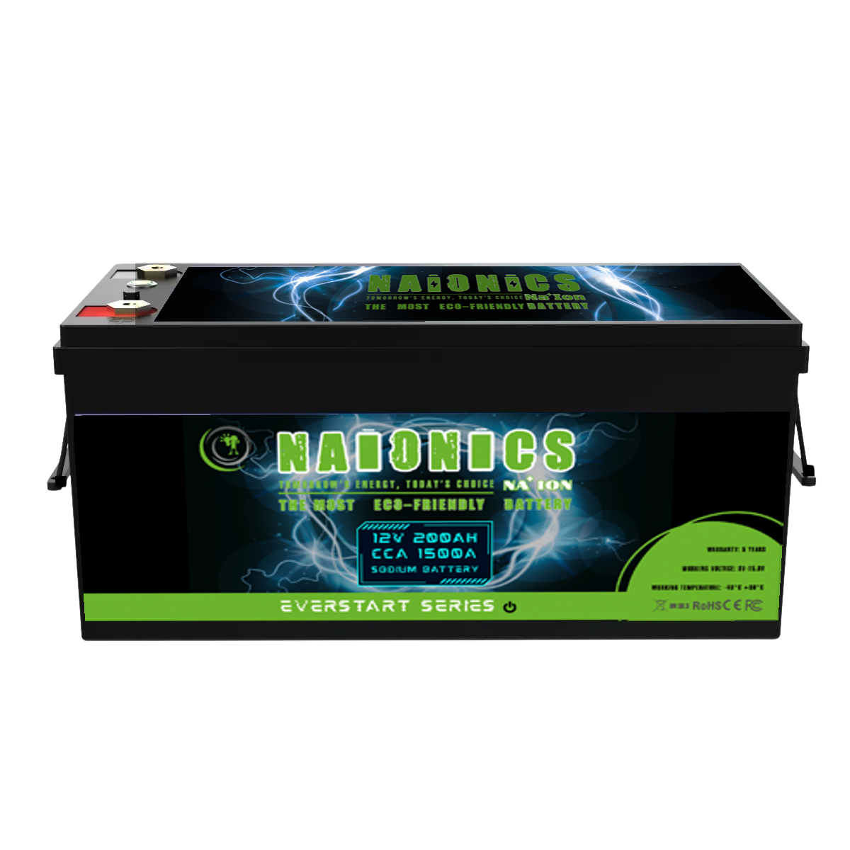 Batteria al Sodio 12V 200Ah EverStart Series NA1220001SB