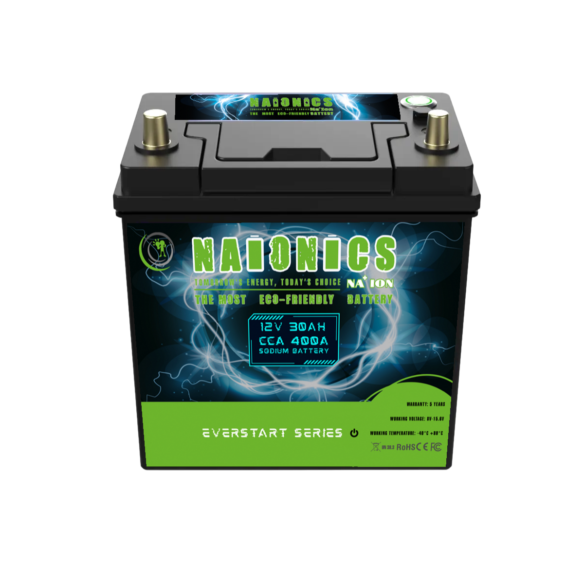 Batteria al Sodio 12V 30Ah EverStart Series NA1203001SN