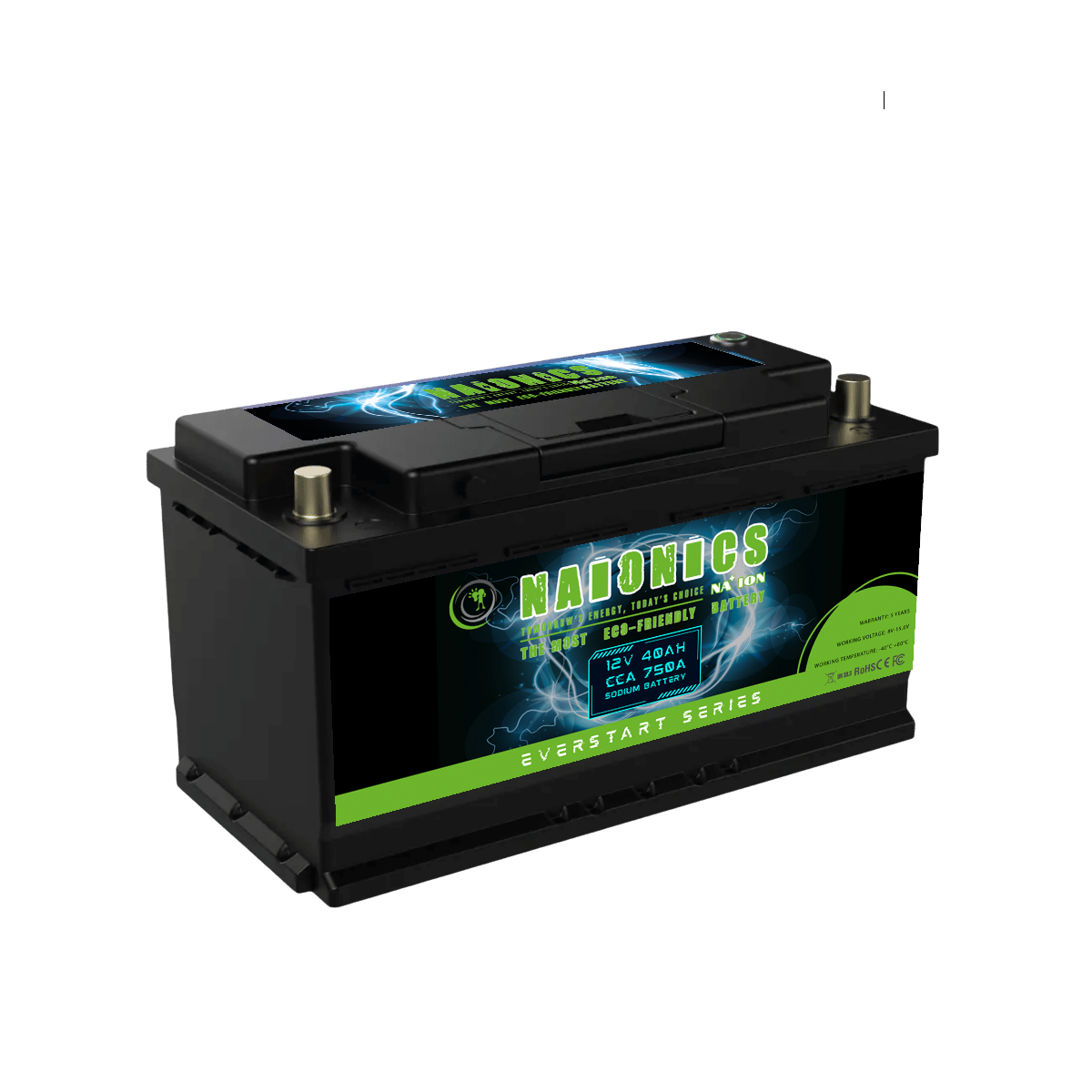 Batteria al Sodio 12V 40Ah EverStart Series NA1204003SN