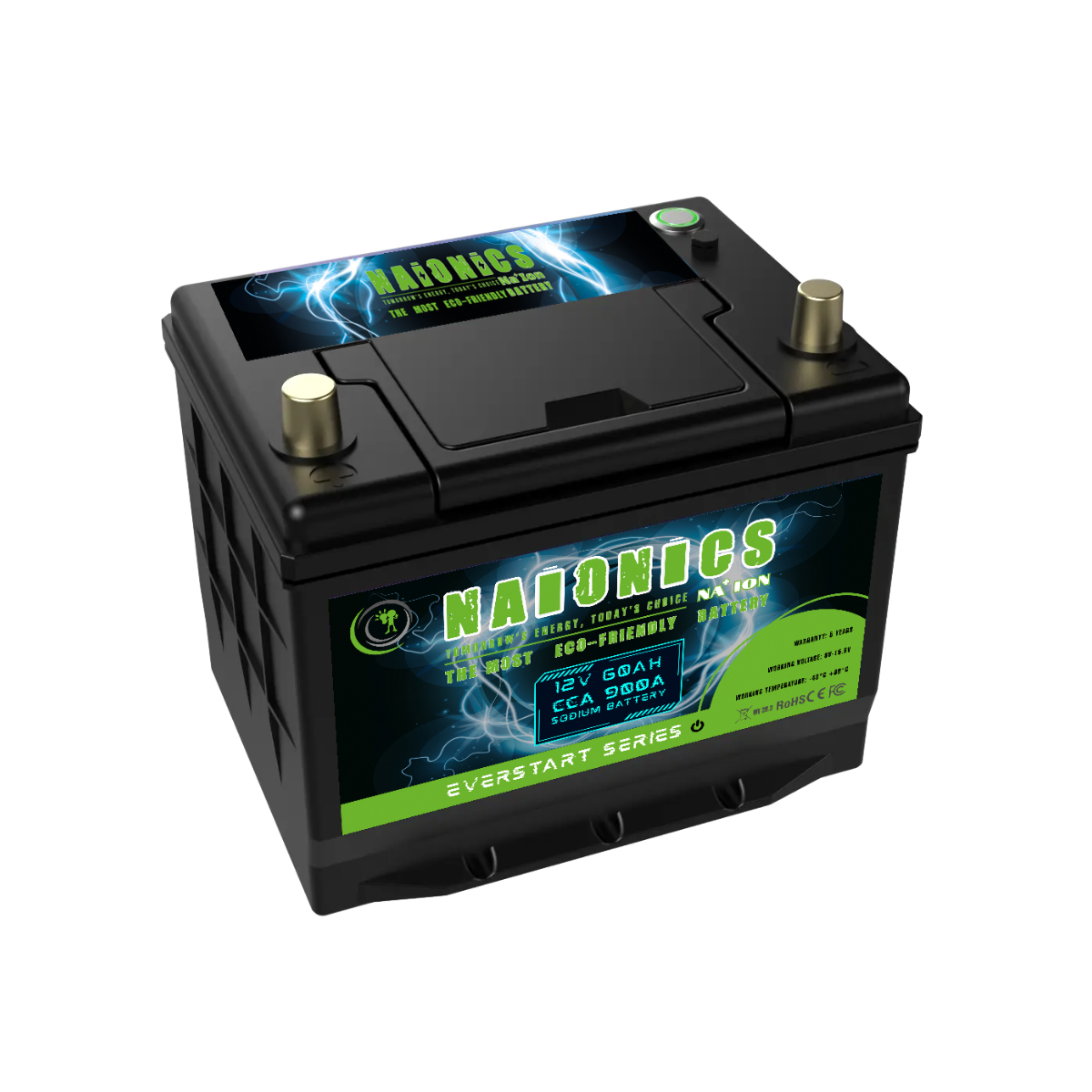 Batteria al Sodio 12V 60Ah EverStart Series NA1206001SB