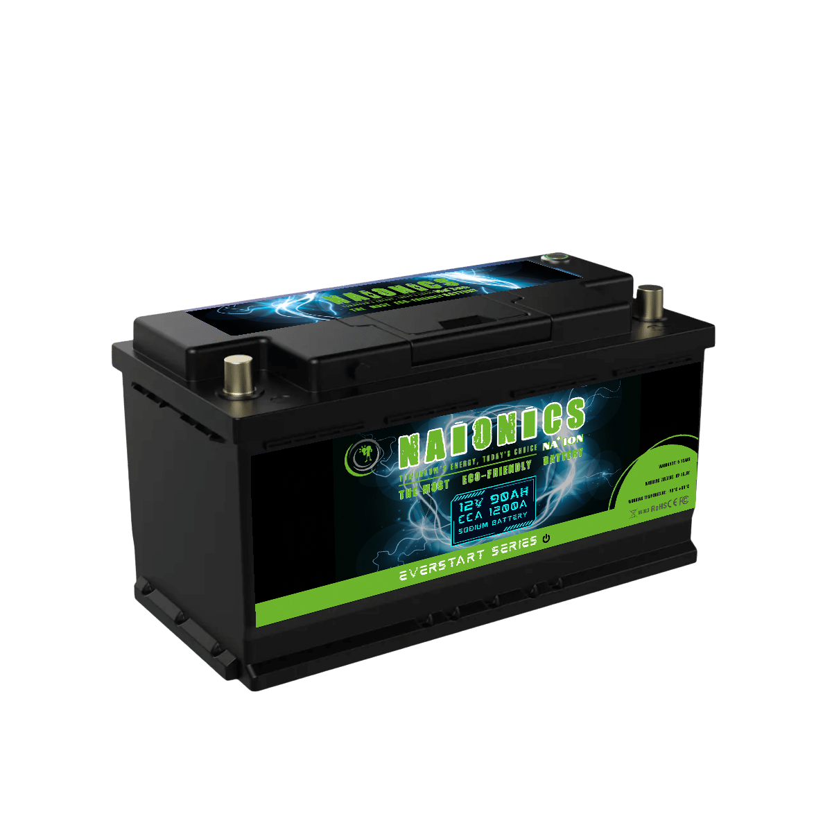 Batteria al Sodio 12V 90Ah EverStart Series NA1209001SB