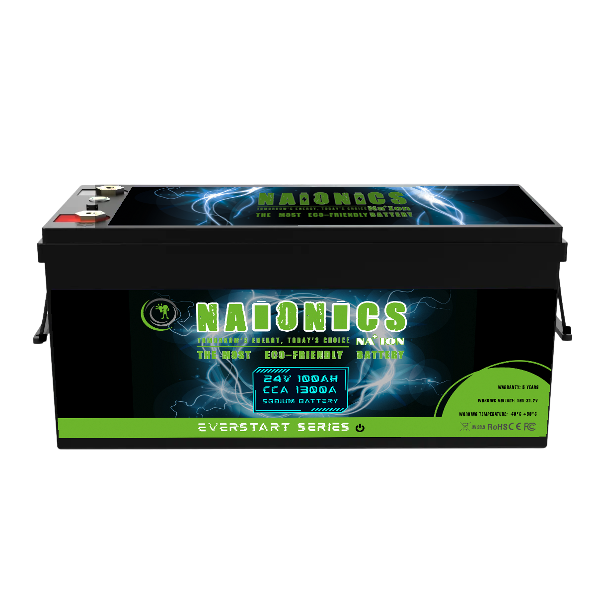 Batteria al Sodio 24V 100Ah EverStart Series NA2410001SB